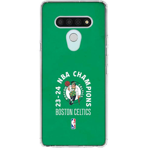 2024 NBA Champions Boston Celtics LG Stylo 6 Clear Case