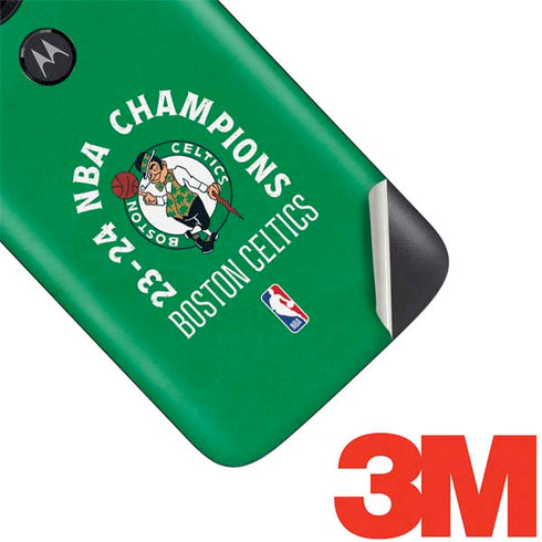 2024 NBA Champions Boston Celtics Moto E5 Play Skin