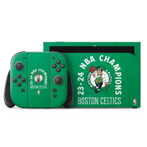2024 NBA Champions Boston Celtics Nintendo Switch 2 (2025) with Joy-Con Skin