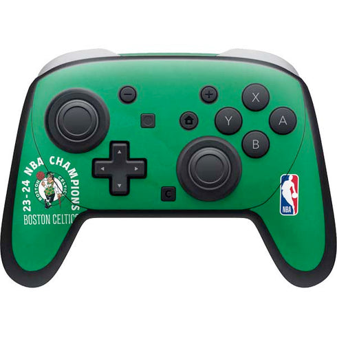 2024 NBA Champions Boston Celtics Nintendo Switch 2 (2025) Pro Controller Skin