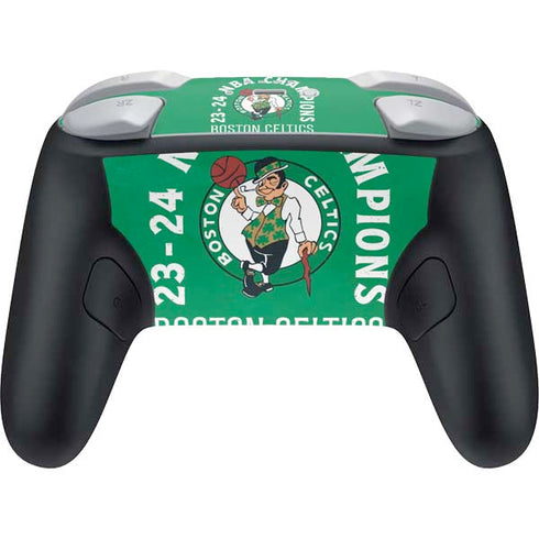 2024 NBA Champions Boston Celtics Nintendo Switch 2 (2025) Pro Controller Skin