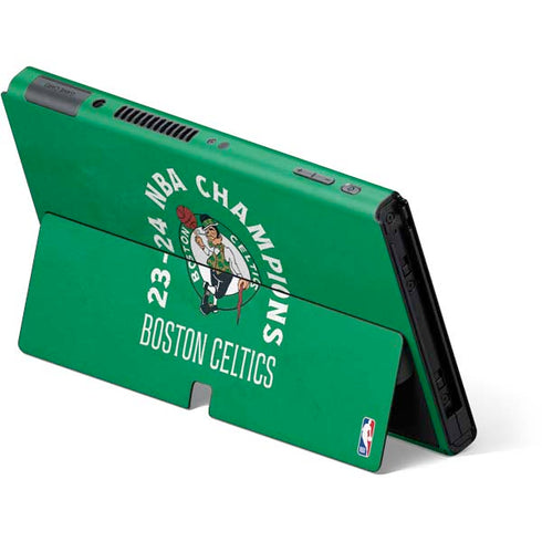 2024 NBA Champions Boston Celtics Nintendo Switch OLED (2021) Skin