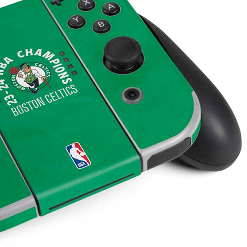 2024 NBA Champions Boston Celtics Nintendo Switch OLED (2021) Skin