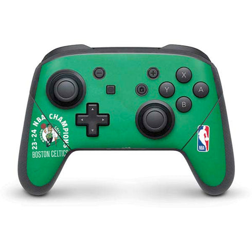 2024 NBA Champions Boston Celtics Nintendo Switch Pro Controller Skin