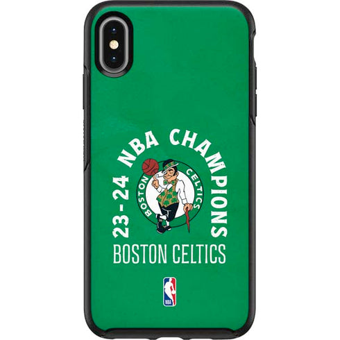 2024 NBA Champions Boston Celtics Otterbox Symmetry iPhone Skin