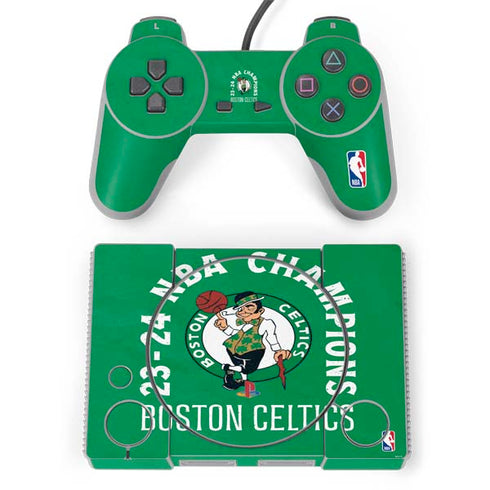 2024 NBA Champions Boston Celtics PlayStation Classic Bundle Skin