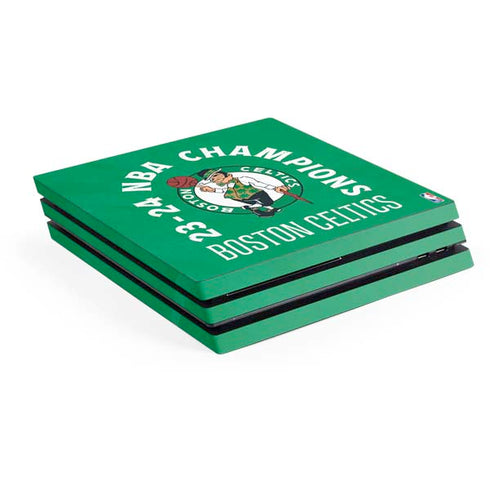 2024 NBA Champions Boston Celtics PS4 Pro Console Skin