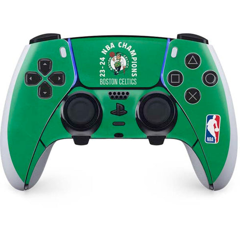 2024 NBA Champions Boston Celtics PS5 DualSense Edge Pro Controller Skin