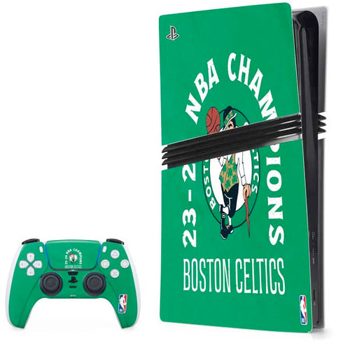 2024 NBA Champions Boston Celtics PS5 Pro Bundle Skin