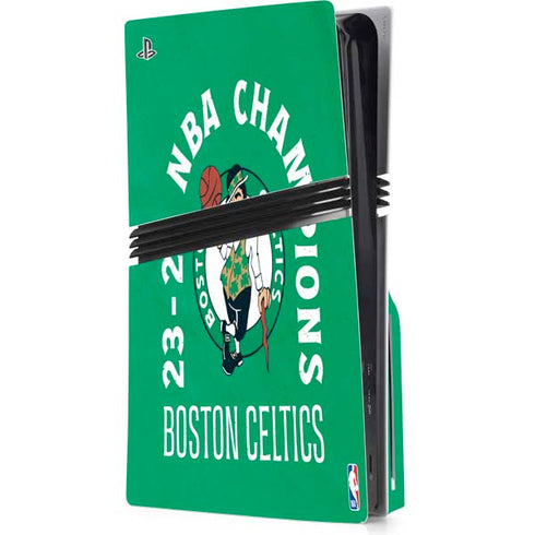 2024 NBA Champions Boston Celtics PS5 Pro Disk Console Skin
