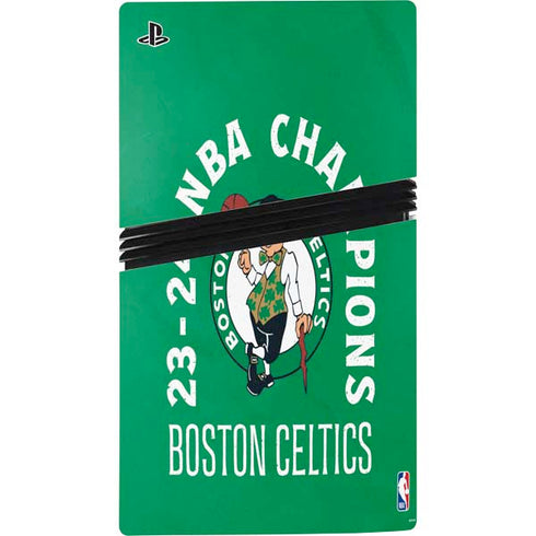 2024 NBA Champions Boston Celtics PS5 Pro Disk Console Skin