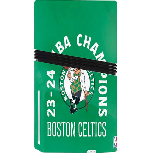 2024 NBA Champions Boston Celtics PS5 Pro Disk Console Skin