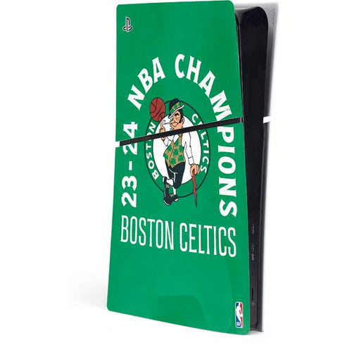 2024 NBA Champions Boston Celtics PS5 Slim Digital Edition Console Skin