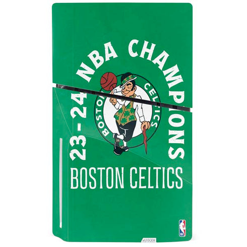 2024 NBA Champions Boston Celtics PS5 Slim Disk Console Skin