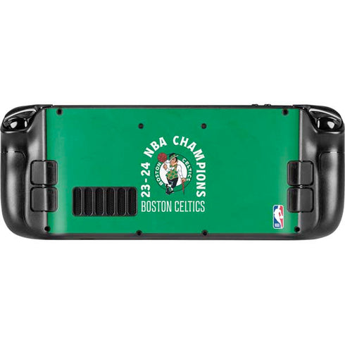 2024 NBA Champions Boston Celtics Steam Deck Handheld Gaming Computer Skin