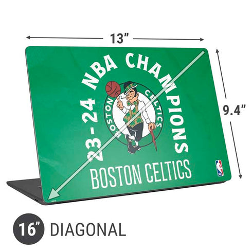 2024 NBA Champions Boston Celtics Universal Laptop 16in (13 x 9.4in) Skin