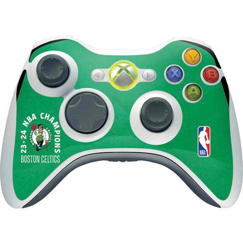 2024 NBA Champions Boston Celtics Xbox 360 Wireless Controller Skin