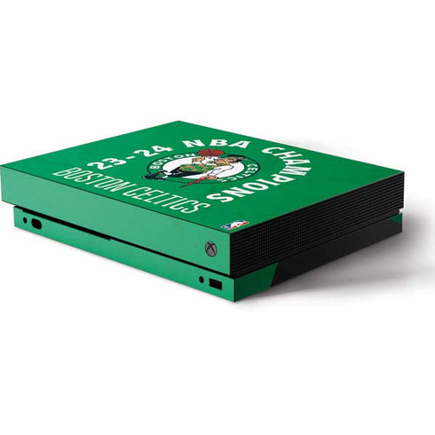 2024 NBA Champions Boston Celtics Xbox One X Console Skin