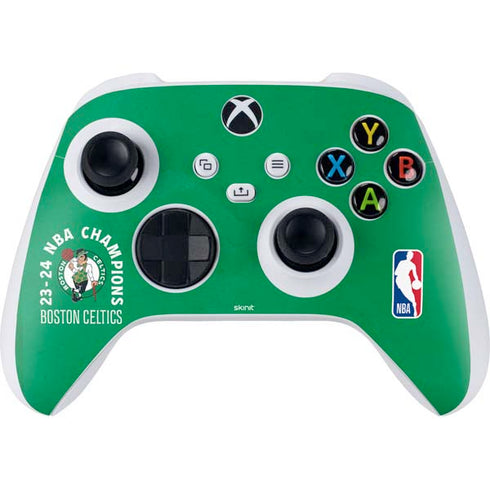 2024 NBA Champions Boston Celtics Xbox Series S Controller Skin