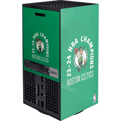 2024 NBA Champions Boston Celtics Xbox Series X Console Skin