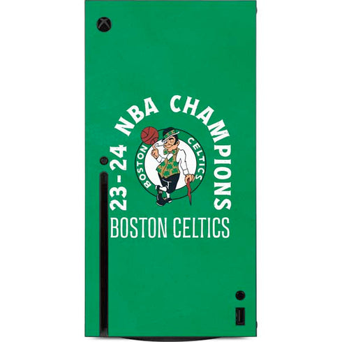 2024 NBA Champions Boston Celtics Xbox Series X Console Skin