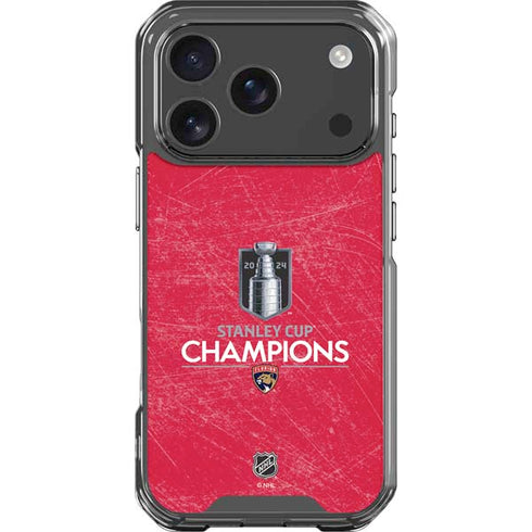 NHL 2024 Stanley Cup Champions Panthers iPhone 18 Pro Clear Case