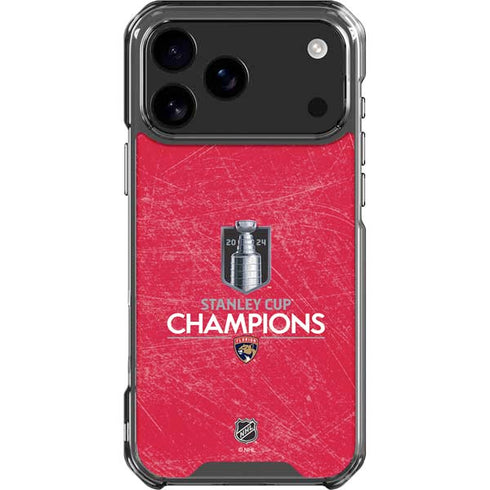 NHL 2024 Stanley Cup Champions Panthers iPhone 18 Pro Max Clear Case