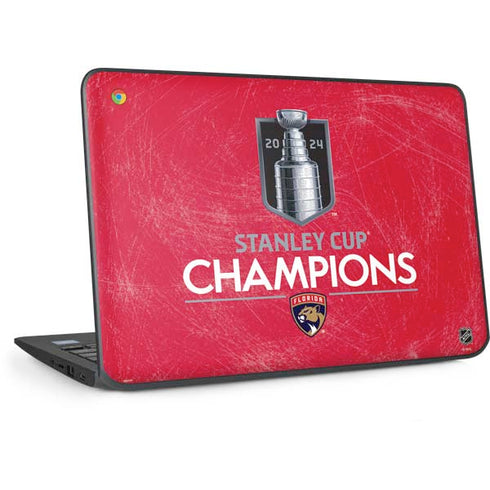 NHL 2024 Stanley Cup Champions Panthers HP Chromebook Skin