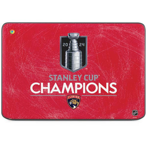 NHL 2024 Stanley Cup Champions Panthers HP Chromebook Skin