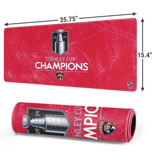 NHL 2024 Stanley Cup Champions Panthers Gaming Mouse Pad