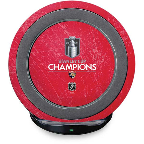 NHL 2024 Stanley Cup Champions Panthers Fast Charge Wireless Charging Stand Skin