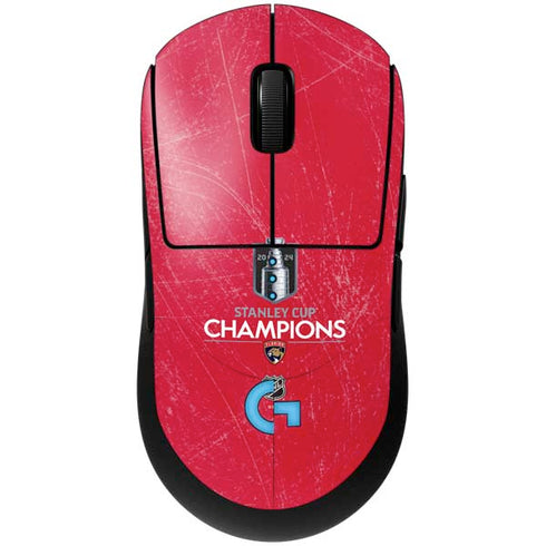 NHL 2024 Stanley Cup Champions Panthers G Pro Wireless Gaming Mouse Skin