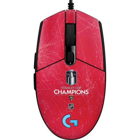 NHL 2024 Stanley Cup Champions Panthers G203 Prodigy RGB Wired Gaming Mouse Skin