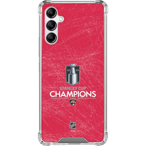 NHL 2024 Stanley Cup Champions Panthers Galaxy A15 5G Clear Case