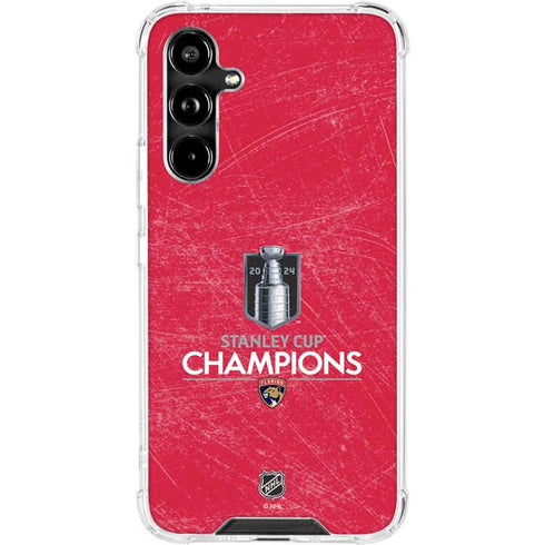 NHL 2024 Stanley Cup Champions Panthers Galaxy A54 5G Clear Case