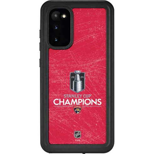 NHL 2024 Stanley Cup Champions Panthers Galaxy S20 Waterproof Case