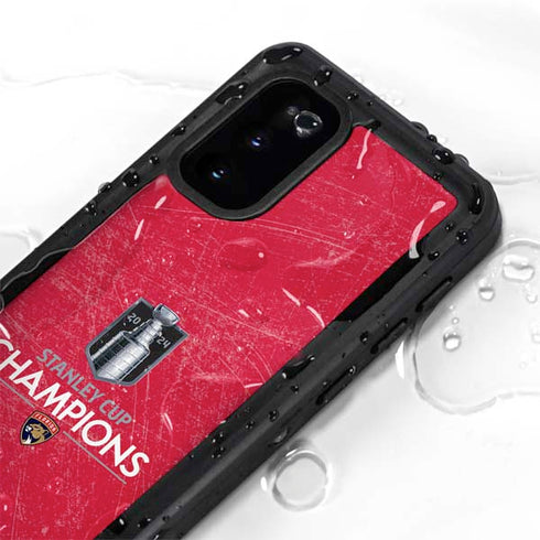 NHL 2024 Stanley Cup Champions Panthers Galaxy S20 Waterproof Case