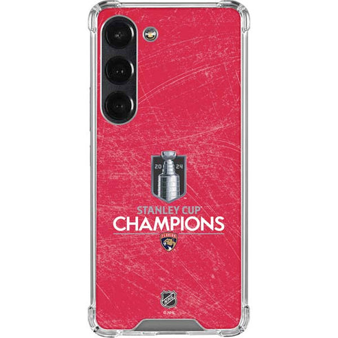 NHL 2024 Stanley Cup Champions Panthers Galaxy S23 Clear Case