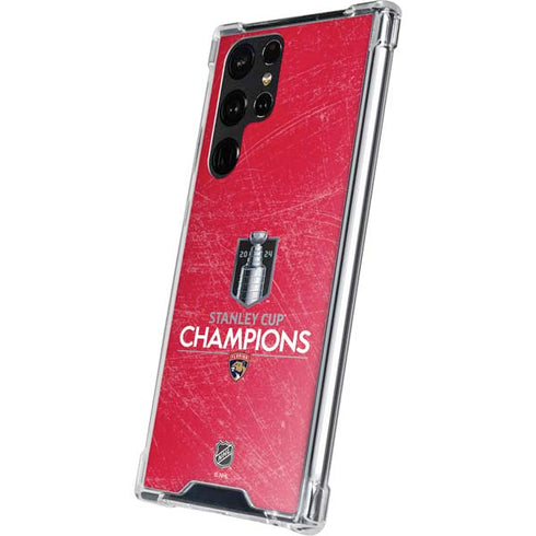 NHL 2024 Stanley Cup Champions Panthers Galaxy S23 Ultra Clear Case