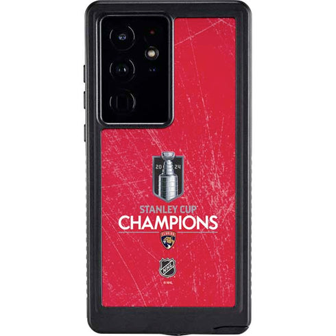 NHL 2024 Stanley Cup Champions Panthers Galaxy S24 Ultra Waterproof Case