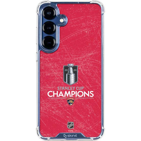 NHL 2024 Stanley Cup Champions Panthers Galaxy S25 Plus Clear Case