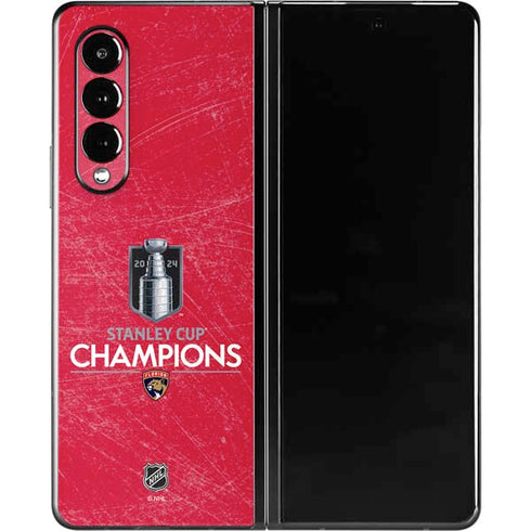 NHL 2024 Stanley Cup Champions Panthers Galaxy Z Fold3 5G Skin