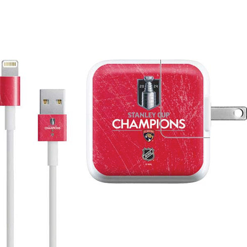 NHL 2024 Stanley Cup Champions Panthers iPad Charger (10W USB) Skin