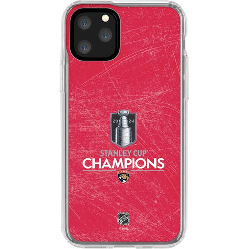 NHL 2024 Stanley Cup Champions Panthers iPhone 11 Pro Clear Case