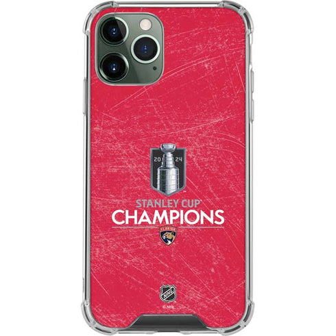 NHL 2024 Stanley Cup Champions Panthers iPhone 11 Pro Max Clear Case
