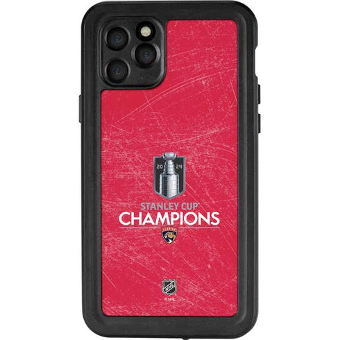 NHL 2024 Stanley Cup Champions Panthers iPhone 11 Pro Waterproof Case