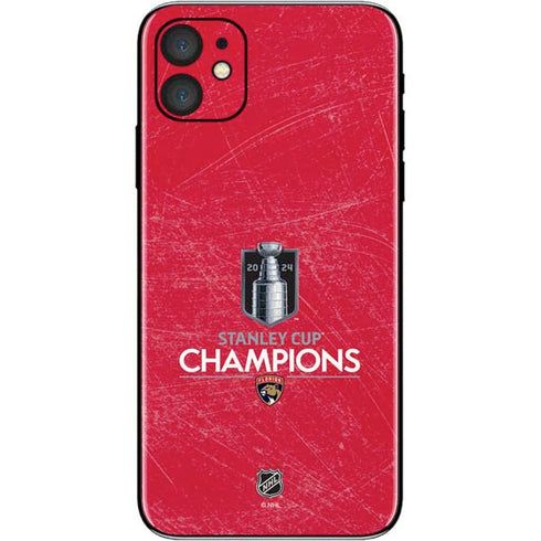NHL 2024 Stanley Cup Champions Panthers iPhone 11 Skin