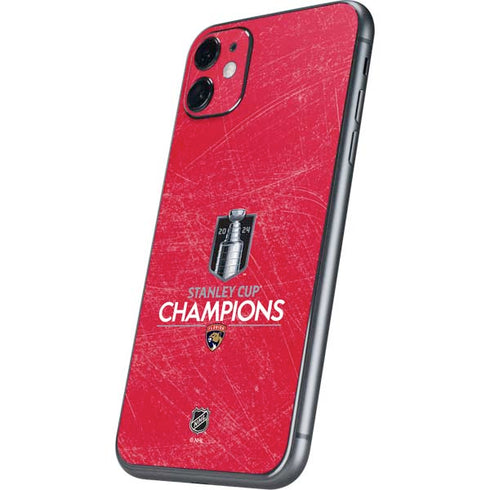 NHL 2024 Stanley Cup Champions Panthers iPhone 11 Skin