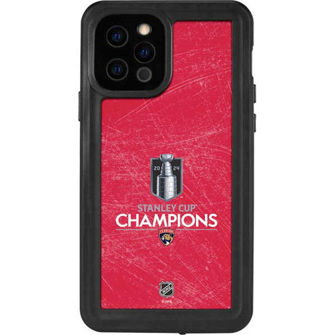 NHL 2024 Stanley Cup Champions Panthers iPhone 12 Pro Waterproof Case