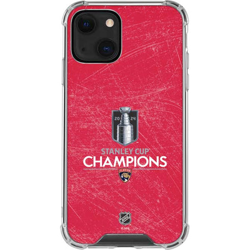 NHL 2024 Stanley Cup Champions Panthers iPhone 13 Clear Case